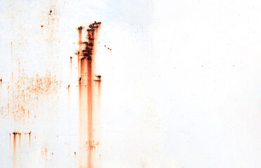 Rust of metals.Corrosive Rust on old iron white.Use as illustration for presentation.	