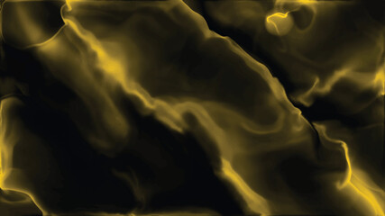 Yellow Golden Natural Marble Stone Pattern Background. Abstract Blac Ceramics Wall Tiles Wallpaper