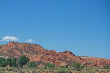 Scenic Red Canyon Cliff in Capitol Reef National Park