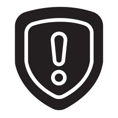 prevention glyph icon