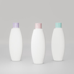 Cosmetic Lotion Bottle Mockup design