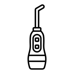 Dental Irrigator Line Icon