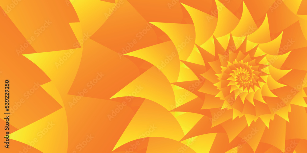 Aufkleber beautiful wide background or wallpaper or web banner in the form of an illustration of a spiral patt