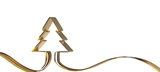 Christmas background with tree continuous