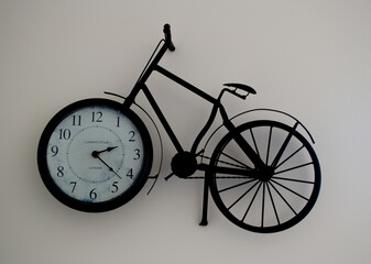 Bicycle wall clock