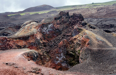 Cone of the Chico Volcano on Isabela Island of the Galapagos Archipelago - Ecuador 1