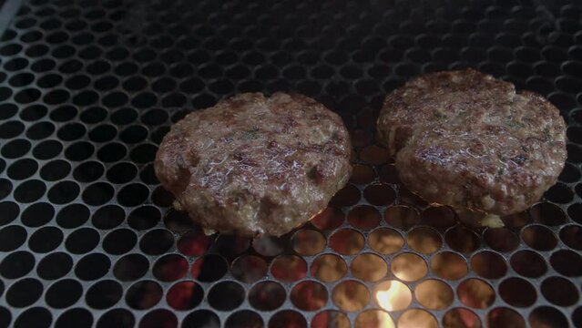 Hamburguer na churrasqueira