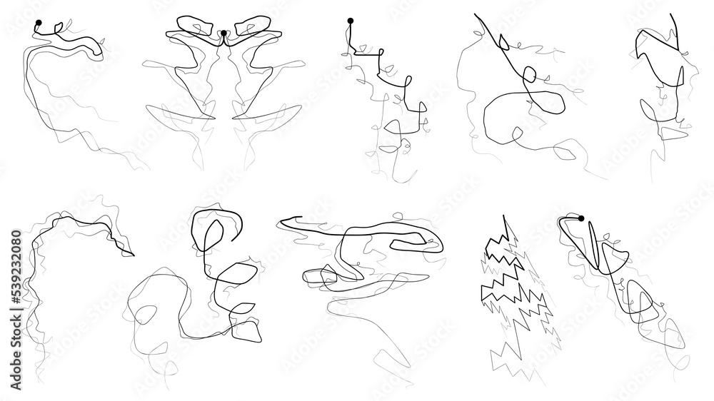 Poster set black outline simple line abstract collection lightning thunderstorm abackground light and shine
