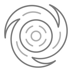 Galaxy Greyscale Line Icon