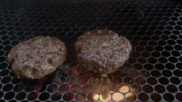 Hamburguer na churrasqueira