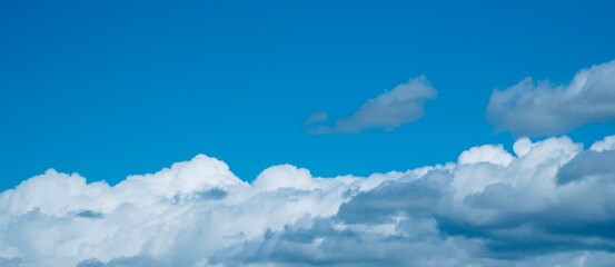 Blue sky with clouds