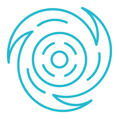 Galaxy Multicolor Line Icon