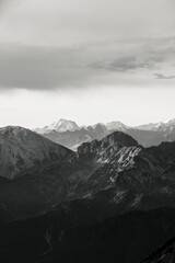 sunrise mountain range