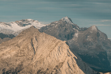 sunrise mountain range
