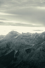 sunrise mountain range