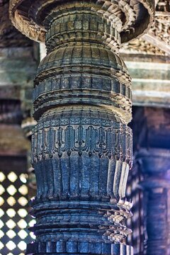 Soft Rock Pillars of belur and halebid, Karnataka 