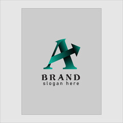 Gradien alphabet logo design