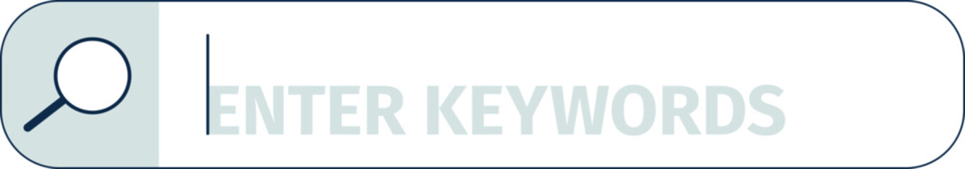 Search box. Interface element. Web page ui