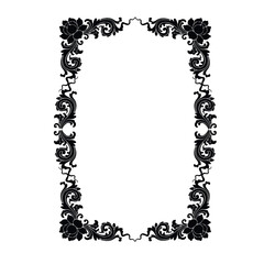 Frame, in the style of an ornament, Vector illustration eps 10, Art.	