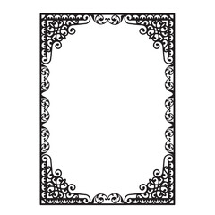 Frame, in the style of an ornament, Vector illustration eps 10, Art.	