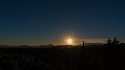Spectacular photographs of sunsets in Molise, Italy