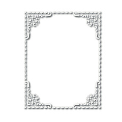 Frame, in the style of an ornament, Vector illustration eps 10, Art.	
