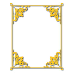 Frame, in the style of an ornament, Vector illustration eps 10, Art.	