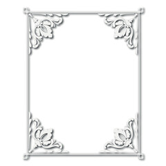 Frame, in the style of an ornament, Vector illustration eps 10, Art.	