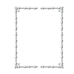 Frame, in the style of an ornament, Vector illustration eps 10, Art.	