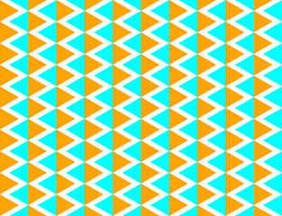 Obraz premium Seamless triangle pattern, modern style, modern minimalist flat style, bold, punchy vectors that demand attention, ideal geometry