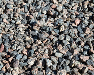 Close-up gravel texture photography