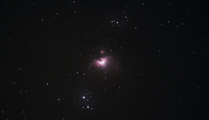 Orionnebula without telescope with 300mm at Canon EOS 90D