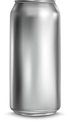Drink can mockup. Realsitic aluminum silver tin