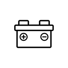 accu battery icon design vector template