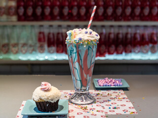 dessert shake rainbow