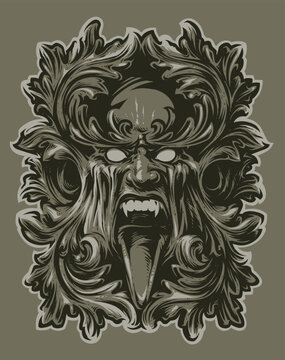 Angry Celtic Green Man