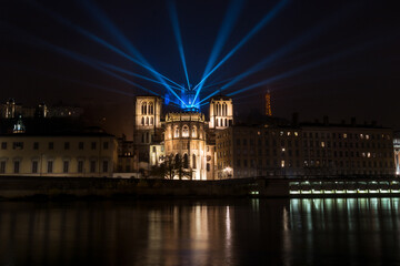 illuminations de la ville de Lyon lors de la Fête des Lumières