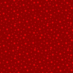 Christmas Snowflake Seamless Pattern. Blank textured effect backgrounds of a creative, bright, vibrant red colour. 