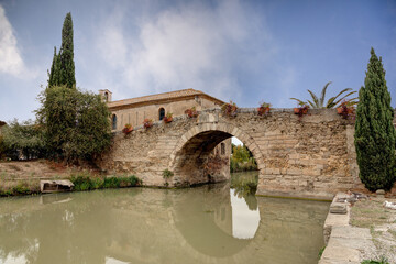 Le Somail - Département de l'Aude en région Occitanie - village classé au patrimoine mondial...