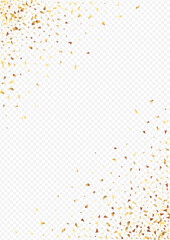 Yellow Sparkle Paper Transparent Background.