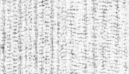 Monochrome texture composed of irregular graphic elements. Distressed uneven grunge background. Abstract vector illustration. Overlay for interesting effect and depth. Isolated on white background.