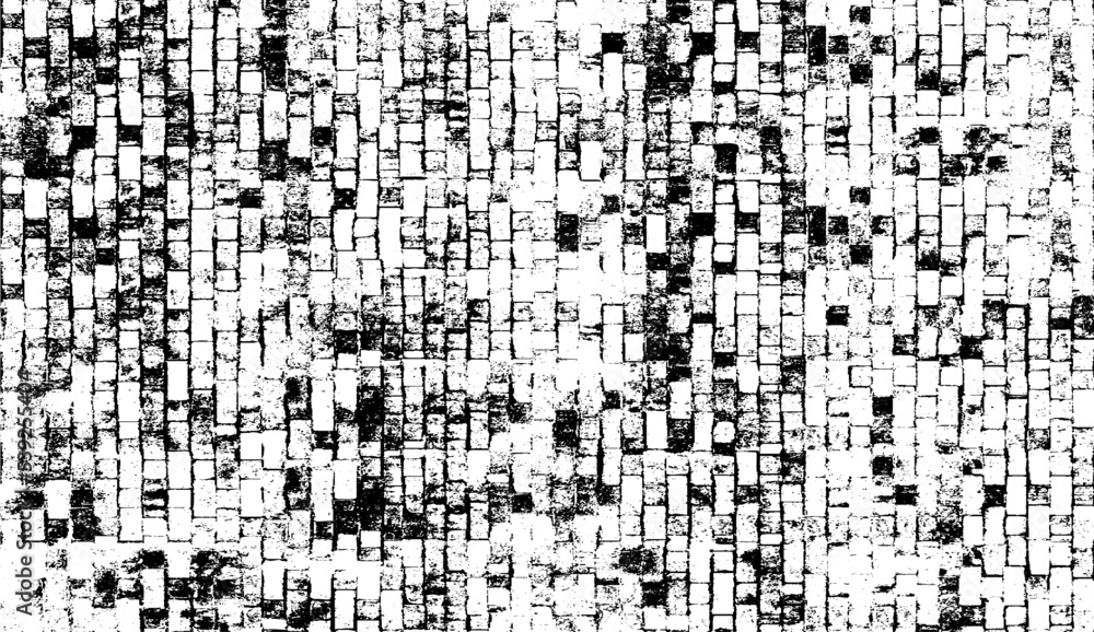 Poster monochrome texture composed of irregular graphic elements. distressed uneven grunge background. abst