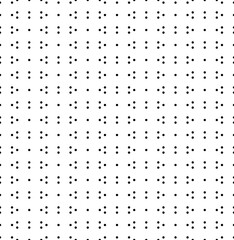 Seamless pattern made of precisely aligned vector dots, ideal geometry, trendy texture