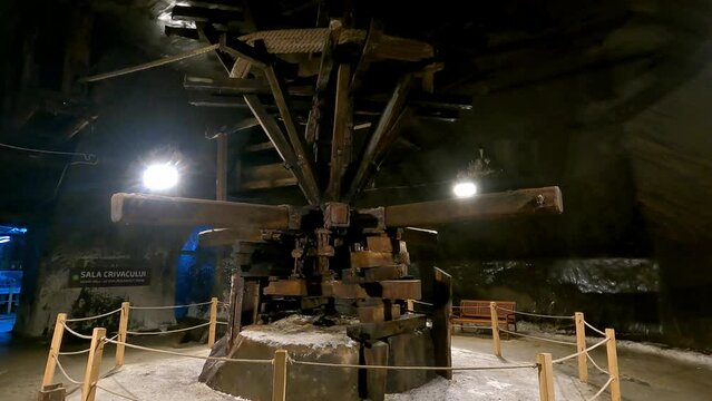 Salina Turda salt cave in Romania