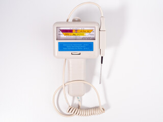 Electronic tester PH water for the pool.