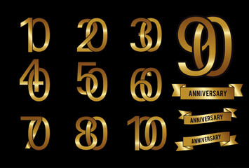 anniversary logo group with some number