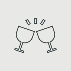 Cheers wine icon