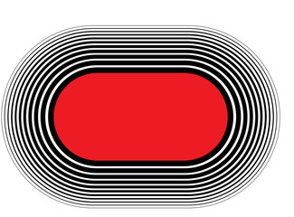 Abstract vector pattern dice with parallel lines. Design element. Modern striped abstract background