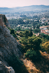 Greek Countryside: Scenic Mountain Landscape near Athens