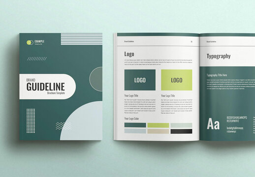 Brand Guidelines Template Portrait